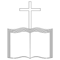 bible and cross block 001